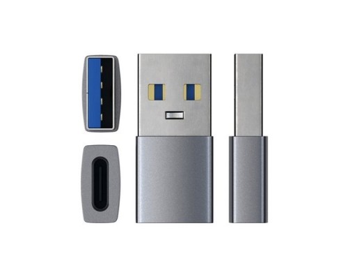 Адаптер-переходник Satechi USB Type-A to Type-C Adapter - Space Gray