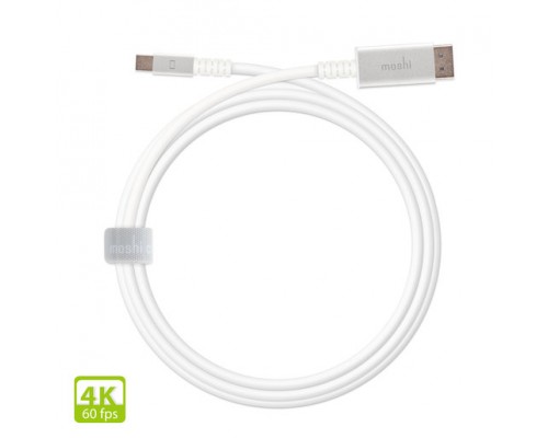 Адаптер Moshi Mini DisplayPort to DisplayPort Cable 1.5M 4K 60fps - White