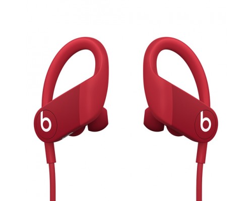 Беспроводные наушники-вкладыши Powerbeats High-Performance Wireless Earphones - Red, красного цвета