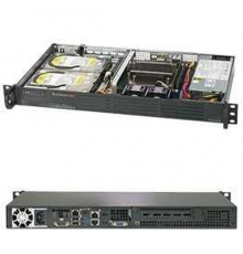 Корпус компьютерный Supermicro Barebone 1U/Dual socket E-2200/Up to 64GB/4 SATA3/2 RJ45/200W                                                                                                                                                              