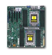 Плата материнская SuperMicro MB Dual  AMD EPYC™ 7000-Series/up to 4TB/2 PCI-E 3.0 x16/3 PCI-E 3.0 x8/10 SATA3, 1 M.2, 2 SATA DOM/Dual 10GBase-T LAN Ports/IPMI                                                                                            
