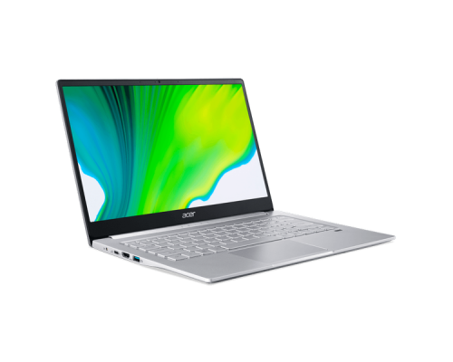 Ноутбук Acer SF314-42-R4RZ Swift 3  14.0'' FHD(1920x1080) IPS/AMD Ryzen 5 4500U 2.3GHz Hexa/8GB+256GB SSD/Integrated/noDVD/WiFi/BT5.0/1.0MP/Fingerprint/1.20kg/W10/1Y/SILVER