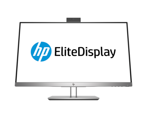 Монитор HP EliteDisplay E243d 23 Docking Monitor 1920x1080, 16:9, IPS, 250 cd/m2, 5ms, USB-C, USB-B, VGA, HDMI, DisplayPort out, RJ-45, Pop-up webcam, daisy chain, USB 3.1x3, height, tilt, swiv, pivot, Bl&Sl