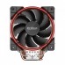 Вентилятор PCCooler GI-X5R  S775/115X/AM2/AM3/AM4 (TDP 160W, вент-р 120мм с PWM, Red LED FAN, 5 тепловых трубок 6мм, 1000-1800RPM, 26.5dBa)  (0729)