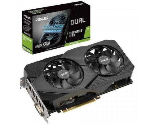 Видеокарта NVidia DUAL-GTX1660-A6G-EVO /GTX1660,DVI,HDMI,DP,6G,D5 RTL