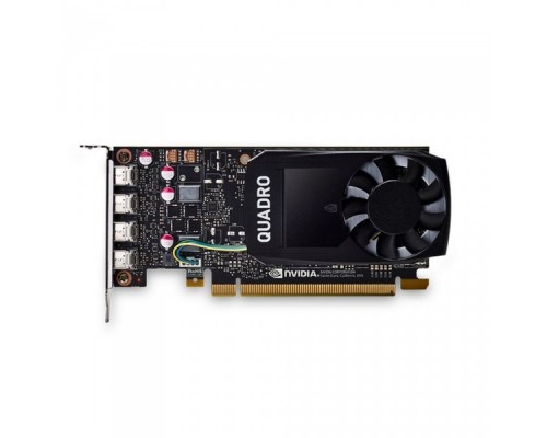 Профессиональная видеокарта NVidia Quadro VCQP1000DVIV2BLK-1 QUADRO,P1000V2,4GB,PCIEX16GEN3, ОЕМ