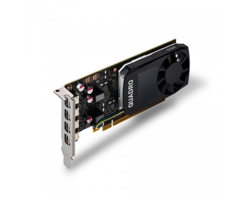 Профессиональная видеокарта NVidia Quadro VCQP1000DVIV2BLK-1 QUADRO,P1000V2,4GB,PCIEX16GEN3, ОЕМ