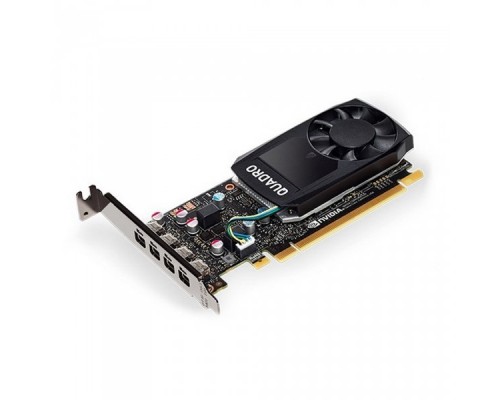 Профессиональная видеокарта NVidia Quadro VCQP1000DVIV2BLK-1 QUADRO,P1000V2,4GB,PCIEX16GEN3, ОЕМ