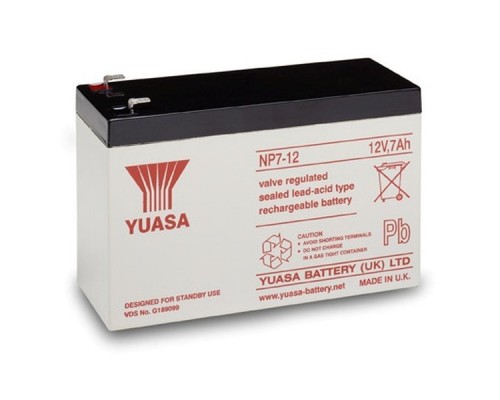 Батарея для ИБП Yuasa NP7-12 12В 7Ач для Yuasa