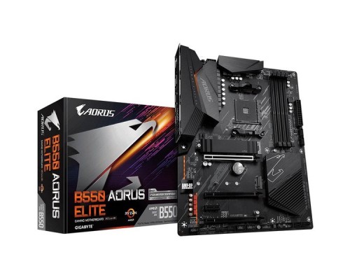 Материнская плата AMD B550 SAM4 ATX B550 AORUS ELITE GIGABYTE