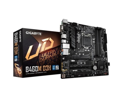 Материнская плата B460 S1200 MATX B460M D3H GIGABYTE