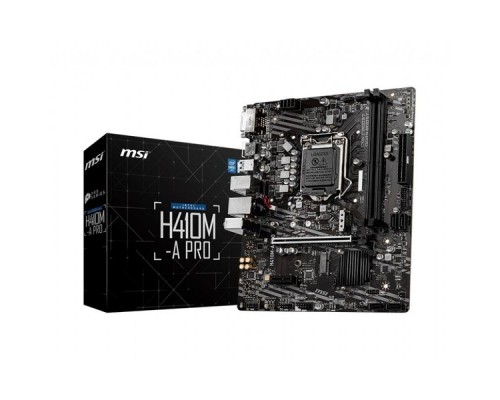 Материнская плата H410 S1200 MATX H410M-A PRO MSI