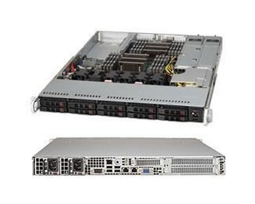 Корпус для сервера 1U 700/750W CSE-116AC2-R706WB2 SUPERMICRO