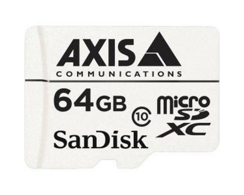 Карта памяти MICRO SDXC 64GB 10PCS /SURV. W/ADAPTER 5801-961 AXIS