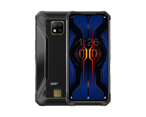 Смартфон Doogee Doogee S95 Pro Mineral Black, 6.3'' 1080x2160, 2x2,2 ГГц+ 6x2,0 ГГц, 8 Core, 8GB RAM, 128GB, up to 256GB flash, 48 МП + 8 МП + 8МП/16Mpix, 2 Sim, 2G, 3G, LTE, BT, Wi-Fi, NFC, GPS, Type-C, 5150 мА·ч, Android 9.0, 285 г, 168 ммx79,3 ммx