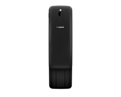 Телефон сотовый Nokia 8110 DS TA-1048 Black, 2.4'' 320x240, 1.1GHz, 2 Core, 512MB RAM, 4GB, 2Mpix, 2 Sim, 2G, 3G, LTE, BT, Wi-Fi, GPS, Micro-USB, 1500mAh, Smart Feature OS KaiOS, 117g, 133.45 x 49.3 x 14.9, IP52