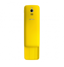 Телефон сотовый Nokia 8110 DS TA-1048 Yellow, 2.4'' 320x240, 1.1GHz, 2 Core, 512MB RAM, 4GB, 2Mpix, 2 Sim, 2G, 3G, LTE, BT, Wi-Fi, GPS, Micro-USB, 1500mAh, Smart Feature OS KaiOS, 117g, 133.45 x 49.3 x 14.9, IP52                                      