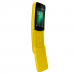 Телефон сотовый Nokia 8110 DS TA-1048 Yellow, 2.4'' 320x240, 1.1GHz, 2 Core, 512MB RAM, 4GB, 2Mpix, 2 Sim, 2G, 3G, LTE, BT, Wi-Fi, GPS, Micro-USB, 1500mAh, Smart Feature OS KaiOS, 117g, 133.45 x 49.3 x 14.9, IP52