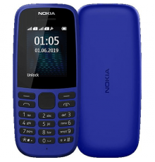 Телефон сотовый Nokia 105 DS TA-1174 Blue, 1.77'' 160x120, 4MB RAM, 4MB, 2 Sim, Micro-USB, 800mAh, S30+, 73,02 г, 119 ммx49,2 ммx14,4 мм                                                                                                                  