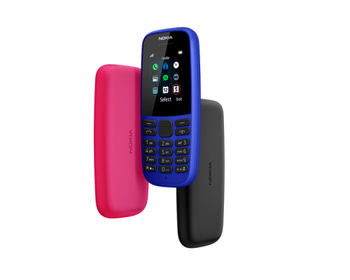 Телефон сотовый Nokia 105 DS TA-1174 Blue, 1.77'' 160x120, 4MB RAM, 4MB, 2 Sim, Micro-USB, 800mAh, S30+, 73,02 г, 119 ммx49,2 ммx14,4 мм