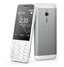 Телефон сотовый Nokia 230 DS RM-1172 Silver                                                                                                                                                                                                               