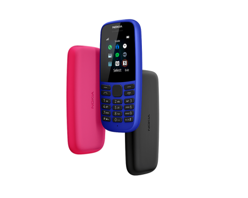 Телефон сотовый Nokia 105 DS TA-1174 Black, 1.77'' 160x120, 4MB RAM, 4MB, 2 Sim, Micro-USB, 800mAh, S30+, 73,02 г, 119 ммx49,2 ммx14,4 мм