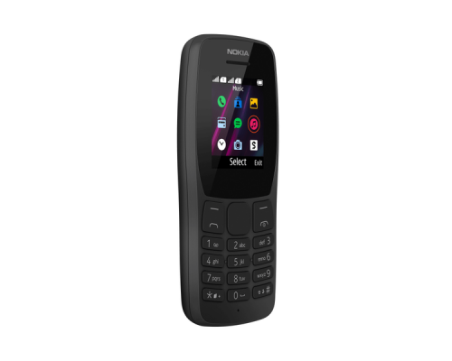 Телефон сотовый Nokia 110 DS TA-1192 Black, 1.77'' 160x120, 4MB RAM, 4MB, up to 32GB flash, 0,3Mpix, 2 Sim, Micro-USB, 800mAh, S30+, 115,15 ммx49,85 ммx14,3 мм, Процессор SPRD 6531E