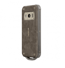 Телефон сотовый Nokia 800 DS TA-1186 SAND, 2.4'' 320x240, 512 МБ, 4GB, up to 32GB flash, 2Mpix, 2 Sim, 2G, 3G, LTE, BT v4.1, Wi-Fi, GPS, Micro-USB, 2100mAh, KaiOS, 161g, 145,4 ммx62,1 ммx16,11 мм, Предусмотренная защита от воды и пыли (IP68)         