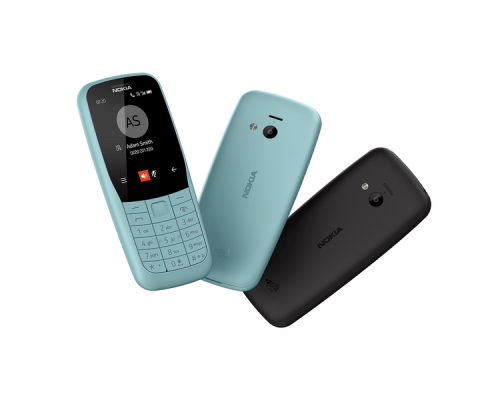 Телефон сотовый Nokia 220 DS TA-1155 Black, 2.4'' 320x240, 24MB, 0,3Mpix, 2 Sim, 2G, 3G, LTE, BT v4.2, Micro-USB, 1200mAh