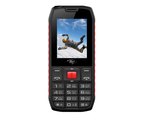 Телефон сотовый Itel Red, 2.4'' 320x240, 32MB RAM, 32MB, up to 32GB flash, 0.08Mpix, 2 Sim, 2G, BT v2.1, Micro-USB, 1500mAh, Mocor 12, 110g, 136 ммx60 ммx14,4 мм