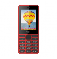 Телефон сотовый Itel Red, 2.4'', 4MB RAM, 4MB, up to 32GB flash, 0.08Mpix, 2 Sim, 2G, BT v3.0, Micro-USB, Nucleus OS 2.1, 119 ммx51 ммx14,2 мм                                                                                                            