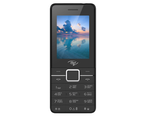 Телефон сотовый Itel Black, 2.4'' 320x240, 64MB RAM, 64MB, up to 32GB flash, 0.08Mpix, 3 Sim, 2G, BT v2.1, Micro-USB, 2500mAh, Mocor 12, 70g, 127 ммx55 ммx15,1 мм