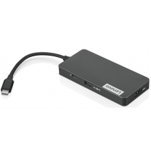 Переходник Lenovo USB-C 7-in-1 Hub - 2xUSB 3.0, 1xUSB 2.0, 1xHDMI 1.4, 1xTF Card Reader, 1xSD Card Reader, 1xUSB-C Charging Port, by pass to charge Notebook, MAX POW 15W(Max load for USB port)                                                          