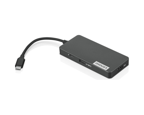 Переходник Lenovo USB-C 7-in-1 Hub - 2xUSB 3.0, 1xUSB 2.0, 1xHDMI 1.4, 1xTF Card Reader, 1xSD Card Reader, 1xUSB-C Charging Port, by pass to charge Notebook, MAX POW 15W(Max load for USB port)