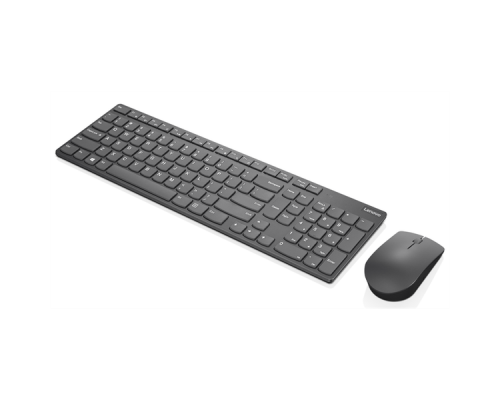 Клавиатура и мышь Lenovo Professional Ultraslim Wireless Combo Keyboard and Mouse- Russian/Cyrillic ( 1 x 2.4 GHz nano USB receiver, 1 x micro USB charging cable, 2 x AAA batteries