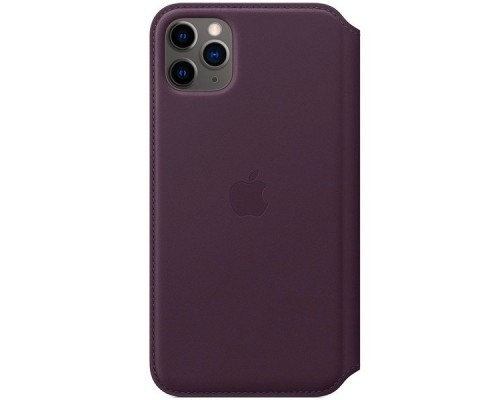 Чехол iPhone 11 Pro Leather Folio - Aubergine