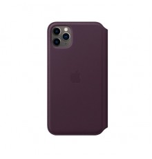 Чехол iPhone 11 Pro Max Leather Folio - Aubergine                                                                                                                                                                                                         