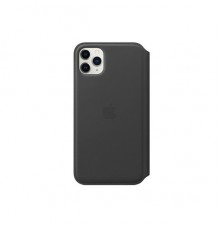 Чехол iPhone 11 Pro Max Leather Folio - Black                                                                                                                                                                                                             