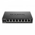 Коммутатор DGS-1008D/J3B L2 Unmanaged Switch with 8 10/100/1000Base-T ports.8K Mac address, Auto-sensing, 802.3x Flow Control, Stand-alone, Auto MDI/MDI-X for each port, 802.1p QoS, D-link Green technology, Metal case.Manual + External Power supply i