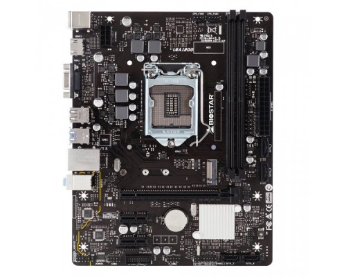 Материнская плата для процессора Intel H410MH, Socket 1200, Intel®H410, 2xDDR4-2933, D-SUB+HDMI, 1xPCI-Ex16, 2xPCI-Ex1, 4xSATA3, 1xM.2, 8Ch Audio, 1xGLan, (2+4)xUSB2.0, (4+2)xUSB3.2, 2xPS/2, mATX, RTL,