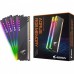 Оперативная память 16GB Gigabyte DDR4 3600 DIMM Aorus RGB Gray Gaming Memory GP-AR36C18S8K2HU416RD 2 pack Non-ECC, CL18, 1.35V, Exclusive 2xRGB Infused Demo Module, Kit (2x8GB), RTL  (807627)