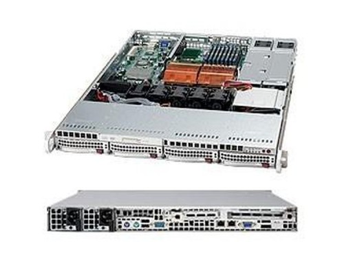 Корпус для сервера 1U 650W BLACK CSE-815TQ-R650B SUPERMICRO