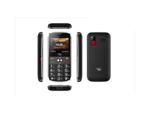 Телефон сотовый Itel it2590 Black, 2'', 32MB RAM, 32MB, up to 32GB flash, 0.08Mpix, 2 Sim, 2G, BT v2.1, Micro-USB, 1900mAh, ThreadX, 90g, 124,6 ммx59 ммx14,2 мм