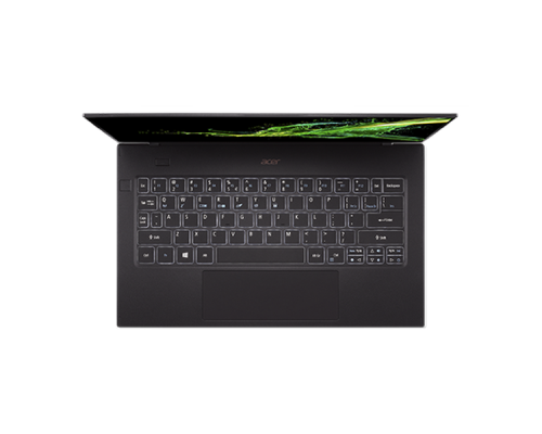 Ноутбук Acer SF714-52T-74V2 Swift  14.0'' FHD(1920x1080) GLARE/TOUCH/Intel Core i7-8500Y 1.50GHz Dual/16 GB+512GB SSD/Integrated/WiFi/BT5.0/1 MP/Fingerprint/3cell/11,5 h/990 g/W10Pro/3Y/BLACK