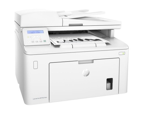 МФУ HP LaserJet Pro MFP M227sdn (p/c/s, A4, 1200dpi, 28ppm, 256Mb, 2 trays 250+10, Duplex, ADF 35 sheets, USB/Eth, Flatbed, white, Cartridge 1600 pages in box, 1 warr, repl. CF486A)