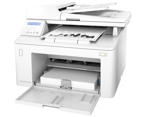 МФУ HP LaserJet Pro MFP M227sdn (p/c/s, A4, 1200dpi, 28ppm, 256Mb, 2 trays 250+10, Duplex, ADF 35 sheets, USB/Eth, Flatbed, white, Cartridge 1600 pages in box, 1 warr, repl. CF486A)