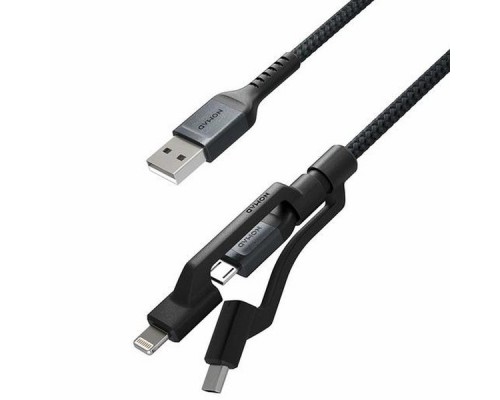 Кабель Nomad Kevlar Universal Cable 3 in 1 Lightning/USB-C/Micro-USB 1,5m -Black