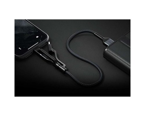 Кабель Nomad Kevlar Universal Cable 3 in 1 Lightning/USB-C/Micro-USB 0,3m - Black