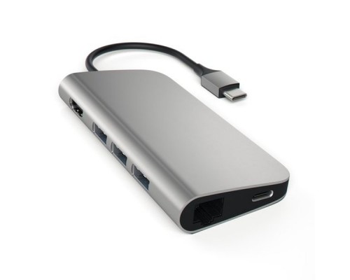 Переходник Satechi Aluminum Multi-Port Adapter 4K with Ethernet