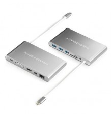 Переходник Hyper HyperDrive Ultimate USB-C Hub for MacBook, PC, USB-C Devices - Space Gray                                                                                                                                                                